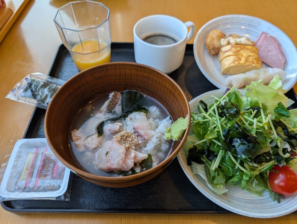 休暇村瀬戸内東予の朝食ビュッフェ
