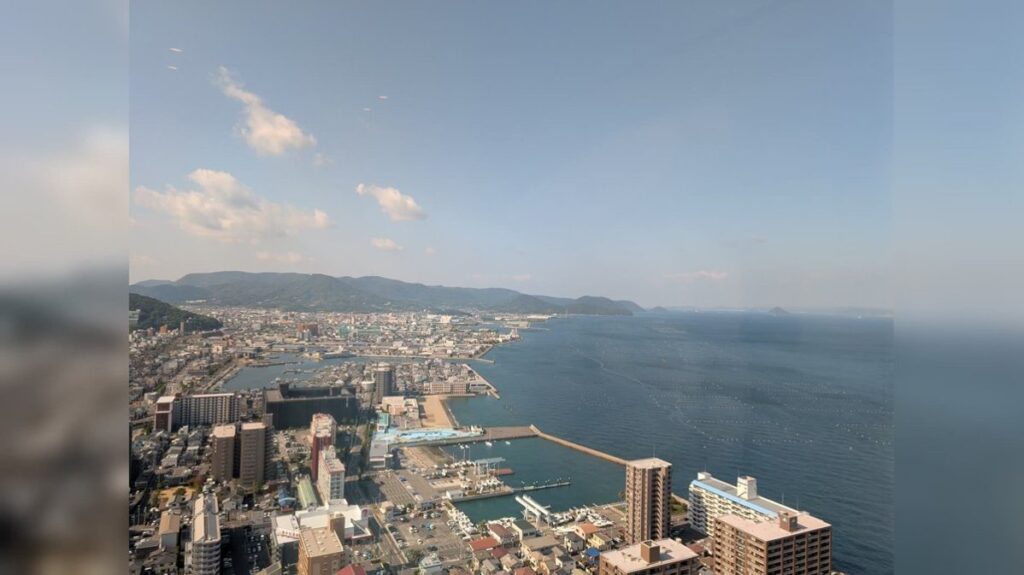 高松シンボルタワーからの眺め